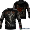 Gift For Dragon Lover Dragon In the Sunset US Unisex Size Hoodie LN