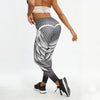 High Waist Honeycomb Skull Wings Sexy Fashion  Women Fitness Leggings