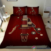 Red Guitar Bedding Set Ver 2 Guitarist CM