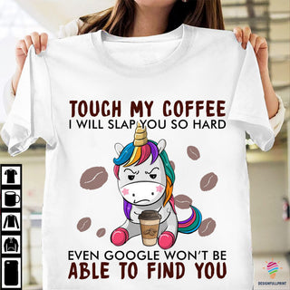 Unicorn Coffee TShirt LH Unicorn Gifts Gift For Coffee Lover