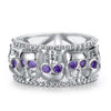 Luxury Vintage Zircon Skull Women's Wedding Ring