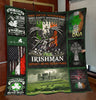 Black Pride Irish Shop Irish Man Devil Whisper Proud to be Irish  Blanket Quilt Blanket LN