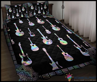 Hologram Guitar Bedding Set Ver 2 Guitarist CM