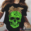 Skull Gift Patrick Day Skull Leopard T-Shirt HG