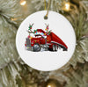Trucker Christmas Light Ornament LH