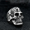 Vintage Retro Punk Cross Skull Ring