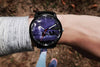 Awesome 3D Horses Galloping Along The Sea Watch - Stainless Steel Back With Leather/ Stainless Steel Band 004 - designfullprint