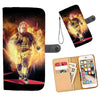 Cell Phone Wallet Case for Universal Models - Fire Dept FireFighter Fire Rescue 004 - designfullprint