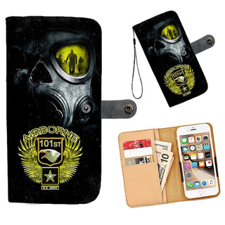 Cell Phone Wallet Case for Universal Models - AIRBORNE FORCE - designfullprint