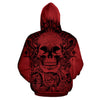 3D Red Devil Skull Unisex Hoodie 030