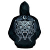 3D Viking Norse Fenrir Wolf Unisex Hoodie 005