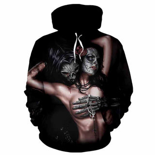 3D Vampire Bite Unisex Hoodie 026