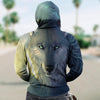 New Fashion Zip Up Hoodies - Wolf Cloudy Blue Light 004 - designfullprint