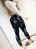 Skull Art Leggings 11 - designfullprint
