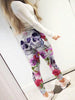 Floral Skull 3D Leggings 03 - designfullprint