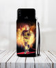 Cell Phone Wallet Case for Universal Models - Fire Dept FireFighter Fire Rescue 004 - designfullprint