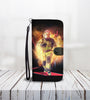 Cell Phone Wallet Case for Universal Models - Fire Dept FireFighter Fire Rescue 004 - designfullprint