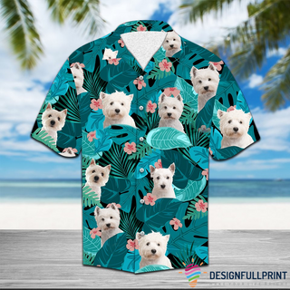 Tropical Westie Hawaii Shirt Hawaii Shirt CM Gifts For Dog Lovers