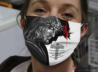 Gift For Christian Jesus Face Mask LH Cloth Mask Gift For Christian
