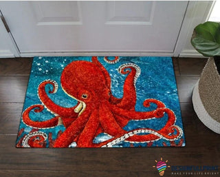Ocean Doormat Octopus Door Mat Welcome Mat LH Octopus Gifts