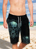 Ultra-light 3D Skull Drawstring Shorts for Men 007 - designfullprint