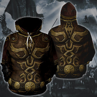 3D Knight Amor Printed Hoodie 007 - designfullprint