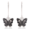 Butterfly Skull Earrings