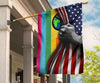 American Peace Sign Flag Peace Flag USA LHC3