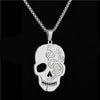 Punk Hollow Skull Stainless Steel Necklaces