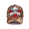 Camping Camouflage Skull Embroidery Baseball Cap