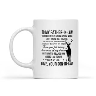 To My Father-In-Law Mug, Father's Day Mug, Father Of The Bride Gift From Groom, To My Future Father In Law