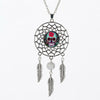 Dream Catcher Sugar Skull Pendant Necklaces