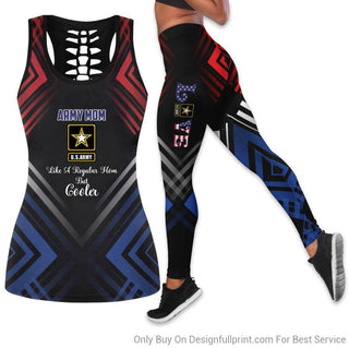 Gift For Army Gift For Mom Army Mom The 4th Of July Tank Top And Leggings Set Mother Day Gift