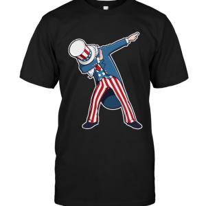 4th Of July Dabbing Uncle Sam Funny T-shirt - designfullprint
