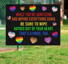 Pride Gift For LGBT LGBT Hatred Of Your Heart Yard Sign LH