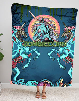 Unicorn Zombie Blanket LH