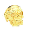 Multi-Color Triple Skull Stainless Steel Ring