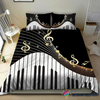Piano Bedding LH Music Instrument Bedding Music Bedding Piano Blanket Piano Gift