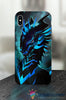 Gift For Dragon Lover Dragon Blue Light Print Phone Case LN