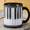 Piano Mug LH Music Mug Gift For Piano Lover
