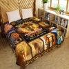 Jesus Way Maker Miracle Worker Love Jesus Lion Blanket Quilt Blanket HG