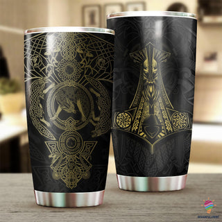 Gift For Viking Lover Viking Brave Tumbler LN