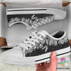 Gift For Dragonfly Lover Dragonfly Grey Mandala Low Top Shoes LN