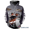 Drummer Hoodie Drum Set Unisex Hoodie CM