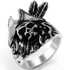 Stainless Steel Pirate Skull Ring