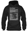 Pure Black Nutrition Fact Shirt Ultra Cotton Shirt