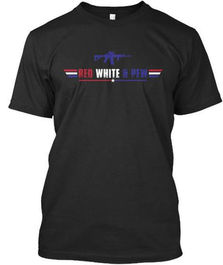 Red White And Pew Ultra Cotton Shirt