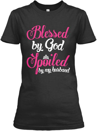 Blessed By God Spoiled By My Husband Ultra Cotton T-Shirt