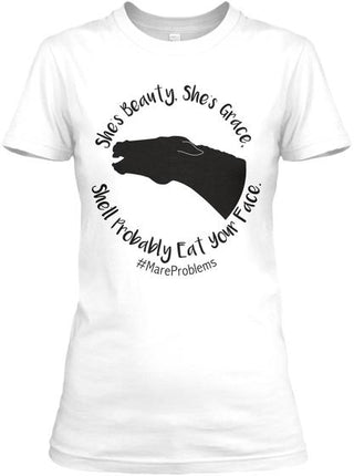 She's Beauty She's Grace She'll Probably Eat Your Face Ultra Cotton Shirt