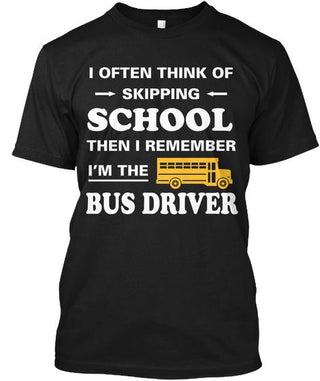 School Bus Driver T Shirts Ultra Cotton Shirt